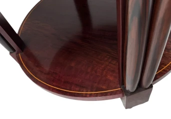 French Art Deco Coffee Table or Cocktail Table with Marble Top, 1930s